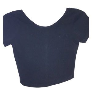 Black Crop Top
